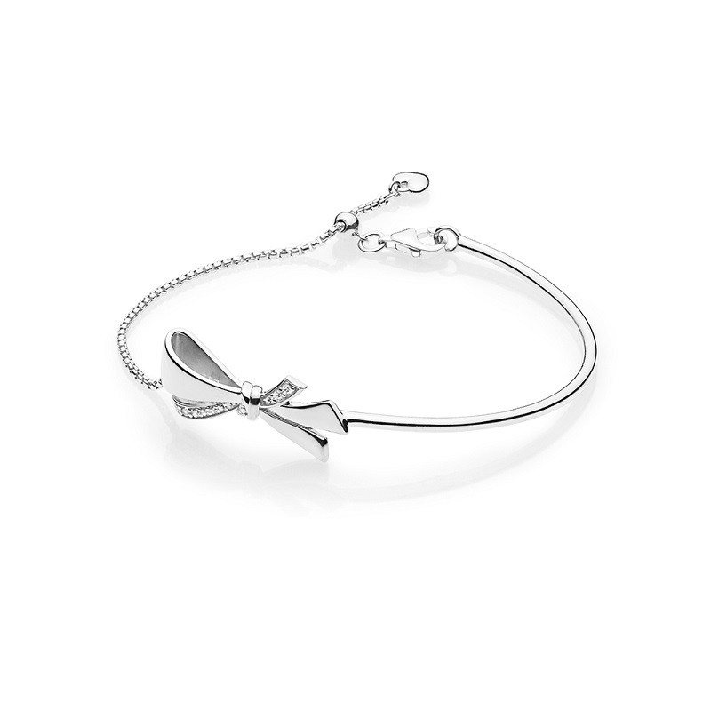 Michael Kors Sterling Silver Logo Slider Bracelet - 4013496534450 - Katchin